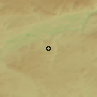 Shaded relief of the 50 km around Horní Slavkov, drawn from the GMTED2010 grid
