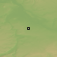 Shaded relief of the 50 km around Hovorčovice, drawn from the GMTED2010 grid