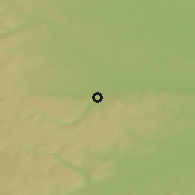 Shaded relief of the 50 km around Hradec nad Moravicí, drawn from the GMTED2010 grid