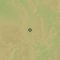 Shaded relief of the 50 km around Hradec nad Svitavou, drawn from the GMTED2010 grid