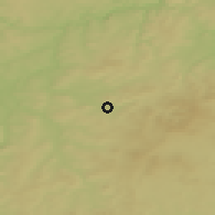 Shaded relief of the 50 km around Hrádek, drawn from the GMTED2010 grid