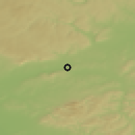 Shaded relief of the 50 km around Hranice, drawn from the GMTED2010 grid