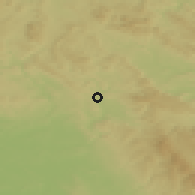 Shaded relief of the 49 km around Hronov, drawn from the GMTED2010 grid