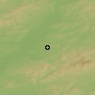 Shaded relief of the 50 km around Blatnice pod Svatým Antonínkem, drawn from the GMTED2010 grid