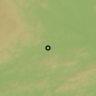 Shaded relief of the 50 km around Ivanovice na Hané, drawn from the GMTED2010 grid