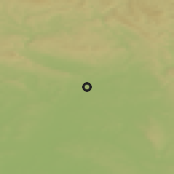 Shaded relief of the 49 km around Jaroměř, drawn from the GMTED2010 grid