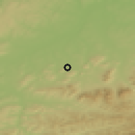 Shaded relief of the 50 km around Kopřivnice, drawn from the GMTED2010 grid