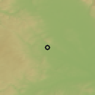 Shaded relief of the 50 km around Kostelec na Hané, drawn from the GMTED2010 grid