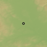 Shaded relief of the 50 km around Kralice na Hané, drawn from the GMTED2010 grid