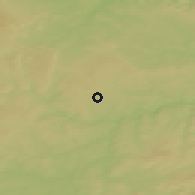 Shaded relief of the 50 km around Kralovice, drawn from the GMTED2010 grid