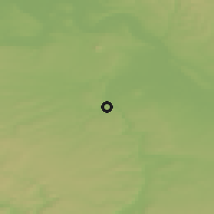 Shaded relief of the 49 km around Kralupy nad Vltavou, drawn from the GMTED2010 grid