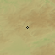 Shaded relief of the 49 km around Kraslice, drawn from the GMTED2010 grid