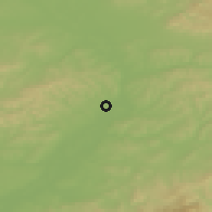 Shaded relief of the 50 km around Babice, drawn from the GMTED2010 grid