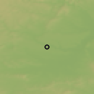 Shaded relief of the 50 km around Božice, drawn from the GMTED2010 grid