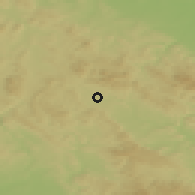 Shaded relief of the 49 km around Meziměstí, drawn from the GMTED2010 grid