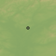 Shaded relief of the 50 km around Moravská Nová Ves, drawn from the GMTED2010 grid