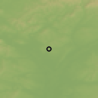 Shaded relief of the 50 km around Moravský Žižkov, drawn from the GMTED2010 grid