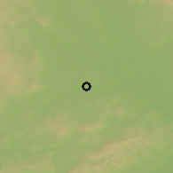 Shaded relief of the 50 km around Němčice nad Hanou, drawn from the GMTED2010 grid
