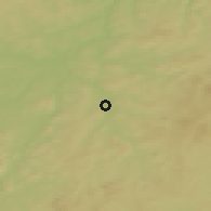 Shaded relief of the 50 km around Nezvěstice, drawn from the GMTED2010 grid