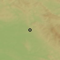 Shaded relief of the 49 km around Nové Město nad Metují, drawn from the GMTED2010 grid