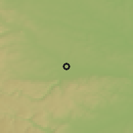 Shaded relief of the 50 km around Opava, drawn from the GMTED2010 grid
