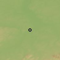 Shaded relief of the 50 km around Ostravice, drawn from the GMTED2010 grid
