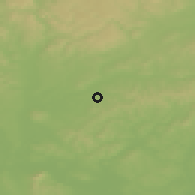 Shaded relief of the 50 km around Otnice, drawn from the GMTED2010 grid