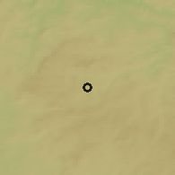 Shaded relief of the 50 km around Pacov, drawn from the GMTED2010 grid