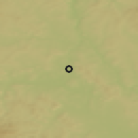 Shaded relief of the 50 km around Písek, drawn from the GMTED2010 grid