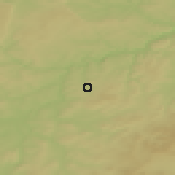 Shaded relief of the 50 km around Radnice, drawn from the GMTED2010 grid