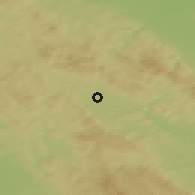 Shaded relief of the 49 km around Broumov, drawn from the GMTED2010 grid