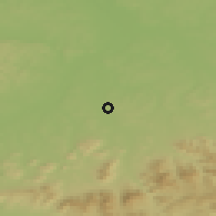 Shaded relief of the 50 km around Řepiště, drawn from the GMTED2010 grid