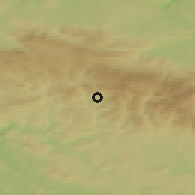 Shaded relief of the 49 km around Rokytnice nad Jizerou, drawn from the GMTED2010 grid