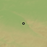 Shaded relief of the 50 km around Ronov nad Doubravou, drawn from the GMTED2010 grid