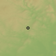 Shaded relief of the 50 km around Rosice, drawn from the GMTED2010 grid