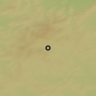 Shaded relief of the 50 km around Rožmitál pod Třemšínem, drawn from the GMTED2010 grid