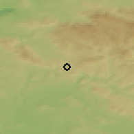 Shaded relief of the 49 km around Rychnov u Jablonce nad Nisou, drawn from the GMTED2010 grid