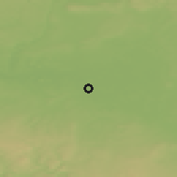Shaded relief of the 50 km around Sadská, drawn from the GMTED2010 grid