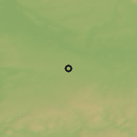 Shaded relief of the 50 km around Šestajovice, drawn from the GMTED2010 grid