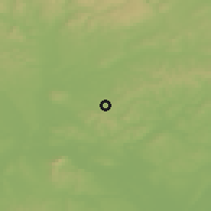 Shaded relief of the 50 km around Šitbořice, drawn from the GMTED2010 grid