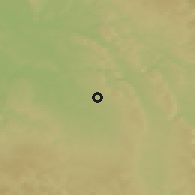 Shaded relief of the 50 km around Sloupnice, drawn from the GMTED2010 grid