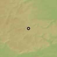 Shaded relief of the 50 km around Budišov nad Budišovkou, drawn from the GMTED2010 grid