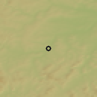 Shaded relief of the 50 km around Staňkov, drawn from the GMTED2010 grid