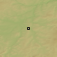 Shaded relief of the 50 km around Starý Plzenec, drawn from the GMTED2010 grid