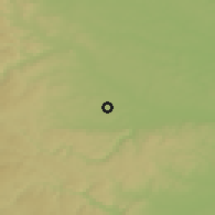 Shaded relief of the 50 km around Stěbořice, drawn from the GMTED2010 grid