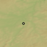 Shaded relief of the 50 km around Štěnovice, drawn from the GMTED2010 grid