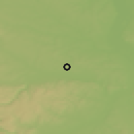 Shaded relief of the 50 km around Štěpánkovice, drawn from the GMTED2010 grid
