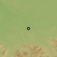 Shaded relief of the 50 km around Stonava, drawn from the GMTED2010 grid