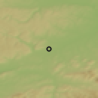 Shaded relief of the 50 km around Suchdol nad Odrou, drawn from the GMTED2010 grid