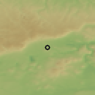 Shaded relief of the 49 km around Teplice, drawn from the GMTED2010 grid